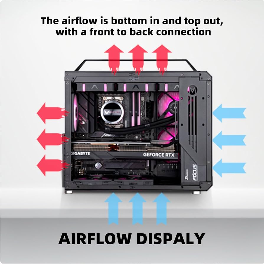 Mechanic Master C34 ATXケース Amazon.com: Mechanic Master C34Plus Portable Desktop ATX